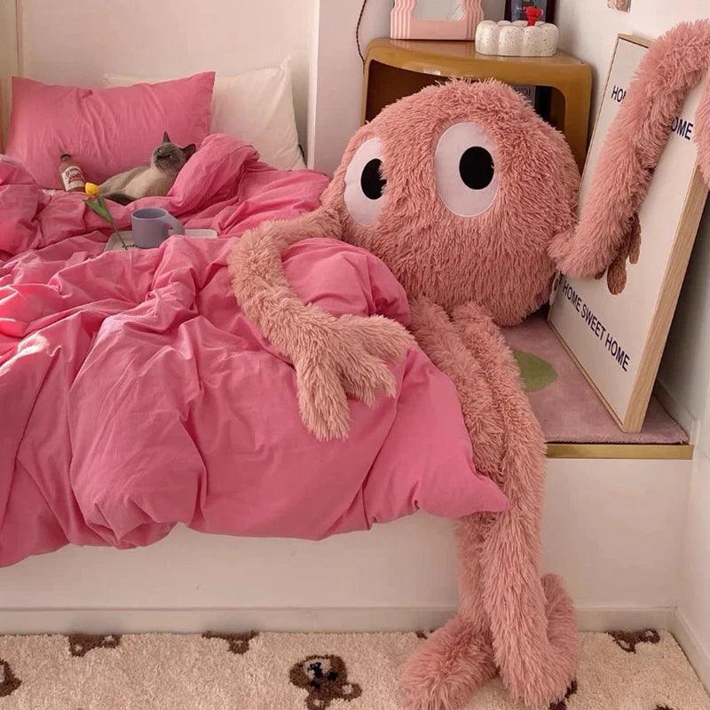 175CM  New Giant Swag Plush Green or Pink Octopus Alien Monster Stuffed Toy