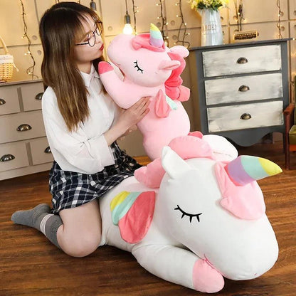 Giant Size Unicorn Plush Toy Soft Stuffed Unicorn Soft Dolls Animal Horse Toys For Children Girl Pillow Kids Birthday Gifts - CHAMBERLAND HOMES