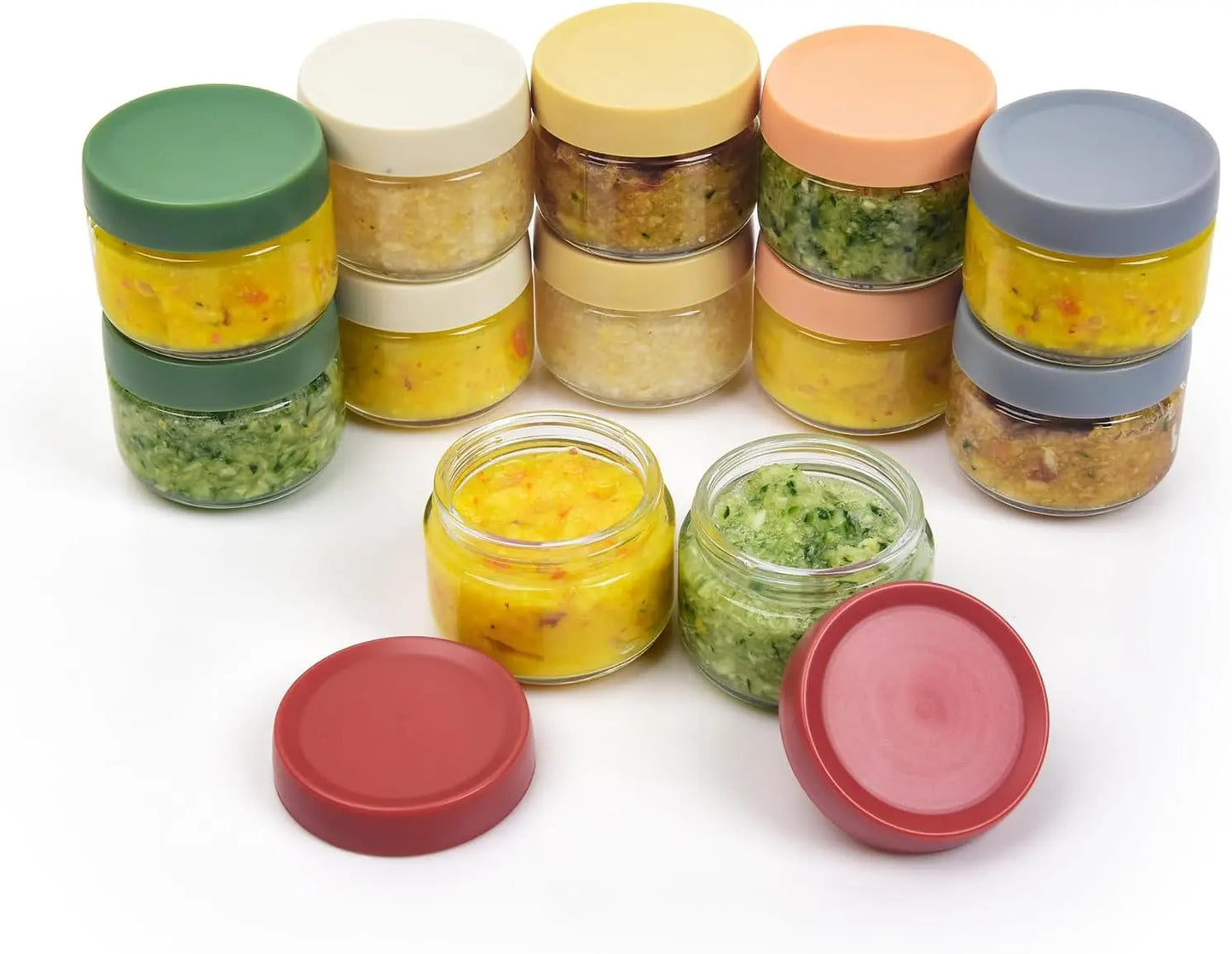 12-Pack Salad Dressing Containers | 2oz Glass Jars for Dips - Chamberland Homes