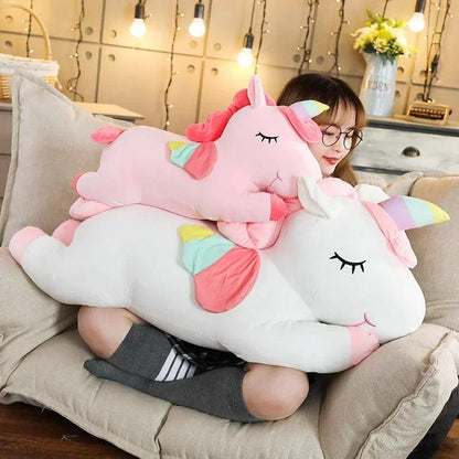 Giant Size Unicorn Plush Toy Soft Stuffed Unicorn Soft Dolls Animal Horse Toys For Children Girl Pillow Kids Birthday Gifts - CHAMBERLAND HOMES