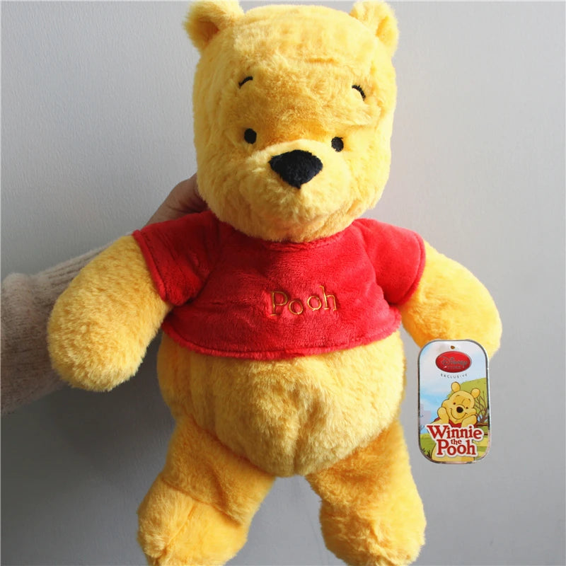 35cm Original Disney Winnie the Pooh Plush Toy – Kawaii Pillow & Doll