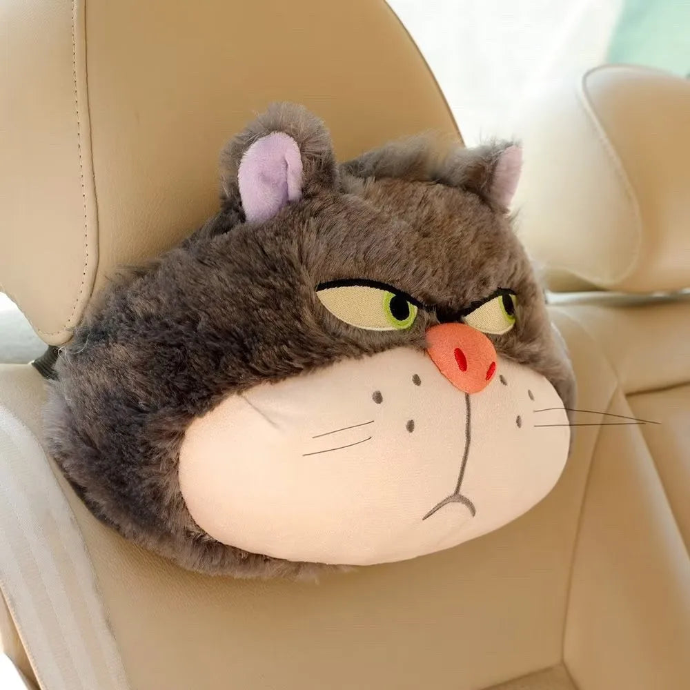 Disney Cinderella’s Lucifer Plush Doll – Cute Cat Stuffed Neck Pillow & Car Decor