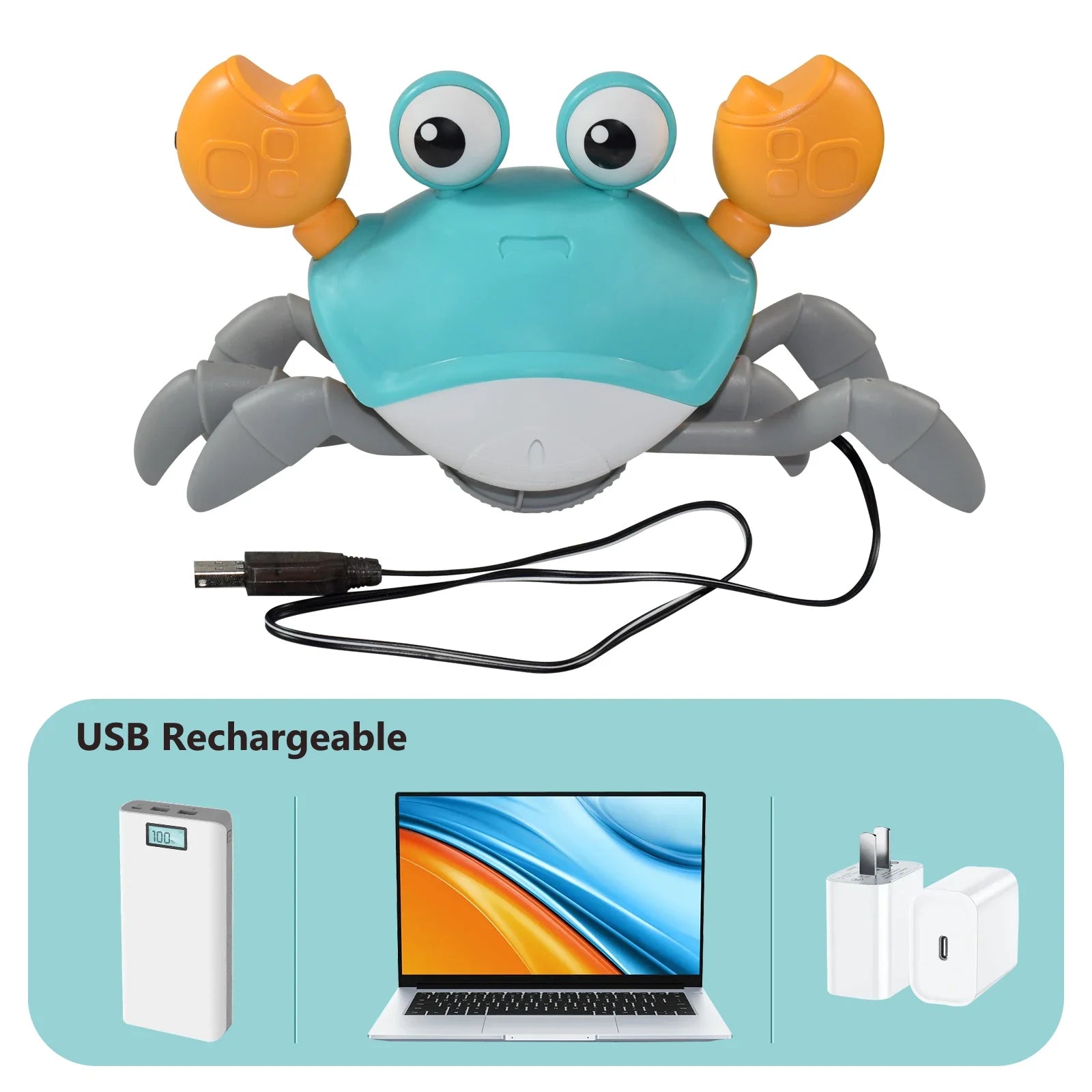 Kids Induction Escape Crab Octopus Crawling Toy | Musical Educational Toy - Chamberland Homes