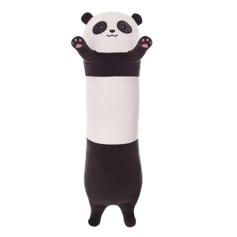 Cute Long Cat Panda Pillow Plush Toys Stuffed Pause Office Nap Pillow Bed Sleep Pillow Home Gift Doll for Kids Girl - CHAMBERLAND HOMES