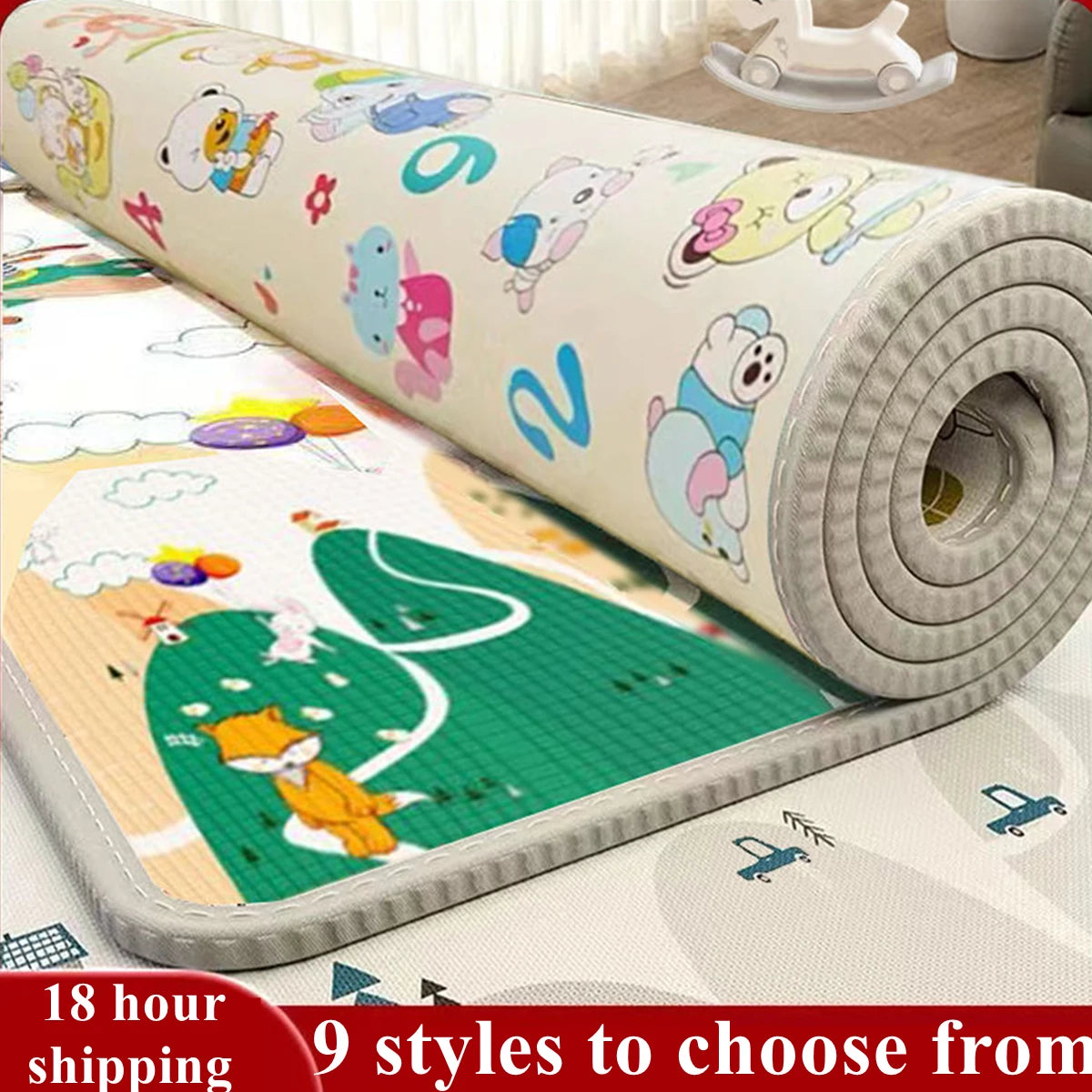 Non-Toxic 200cm x 180cm Baby Activity Mat | Safe Play Rug - Chamberland Homes