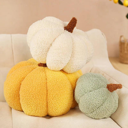 Kawaii Nordic Halloween Pumpkin Plush Toy Plushie Soft Plant Stuffed Doll Holidays Props Decorative Throw Pillow for Kids - CHAMBERLAND HOMES