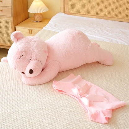 Hot Disney Kawaii Winnie the Pooh Plush Toy – Cute Pink Bear Pillow & Doll