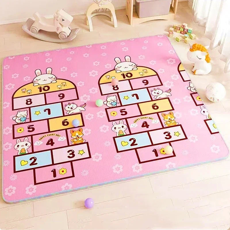 Non-Toxic 200cm x 180cm Baby Activity Mat | Safe Play Rug - Chamberland Homes