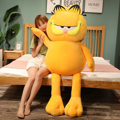 Garfield Plush Toy – Fat Angry Cat with Tiger Skin Simulation